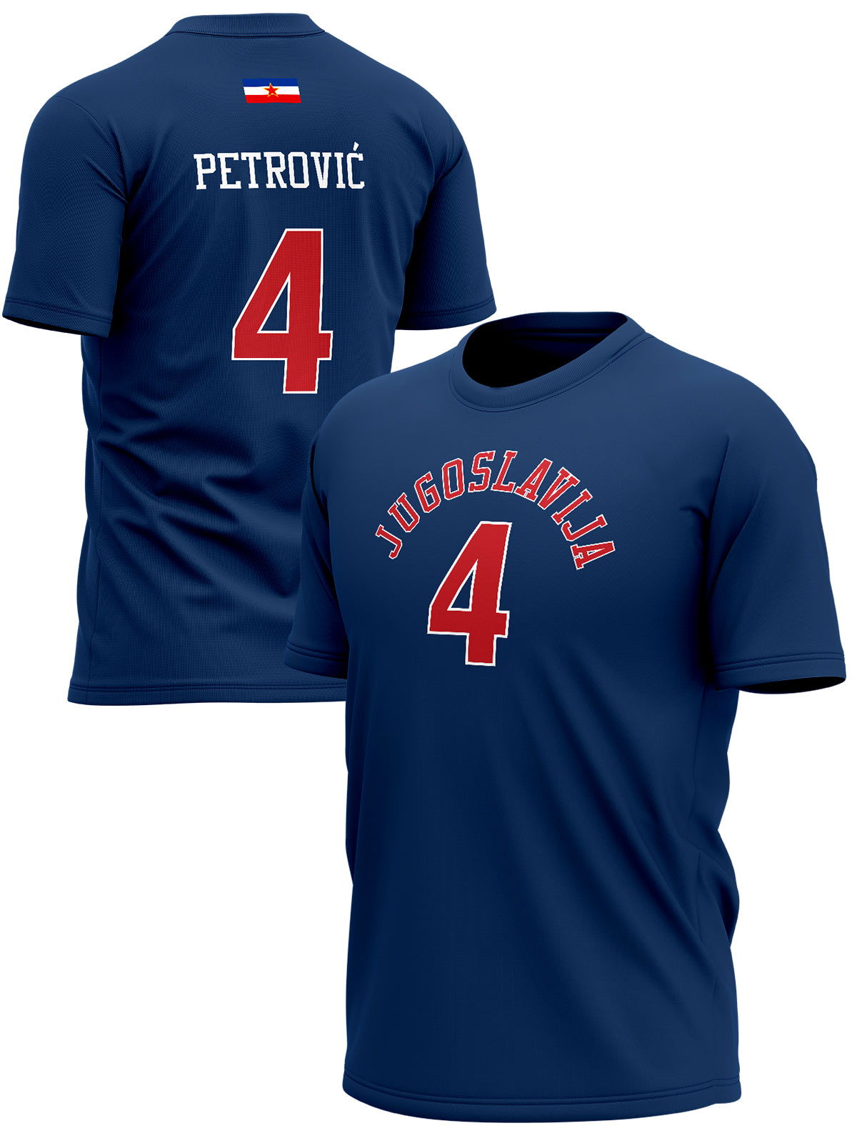 Košarkaška Reprezentacija Jugoslavija Dražen Petrović Majice KR-J-MJ001 - FANS STORE -