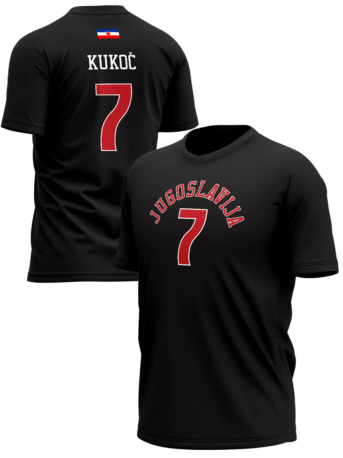Košarkaška Reprezentacija Jugoslavija Toni Kukoč Majice KR-J-MJ004 - FANS STORE -