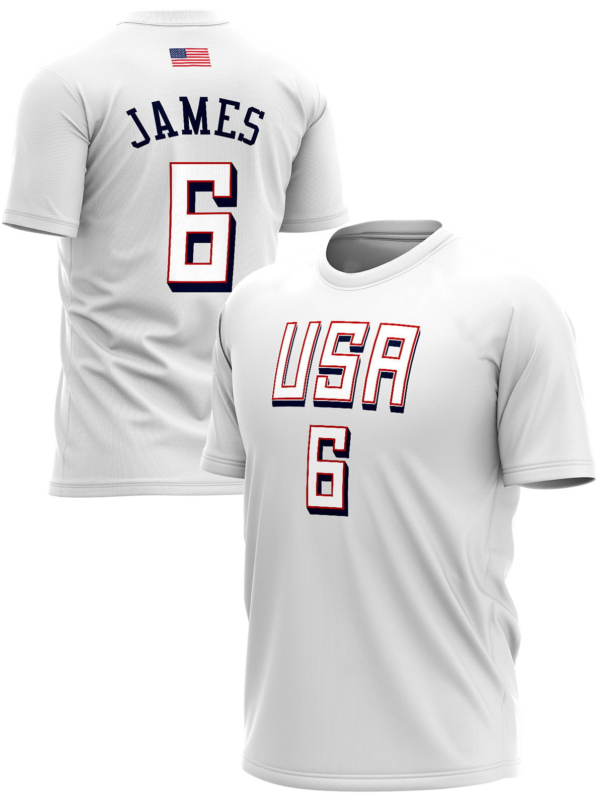 Košarkaška Reprezentacija SAD JAMES Majice KR-SAD-MJ006 - FANS STORE -