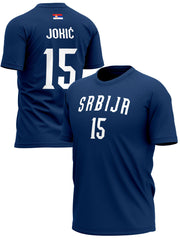 Košarkaška Reprezentacija Srbija Nikola Jokić Majice KR-S-MJ001 - FANS STORE -