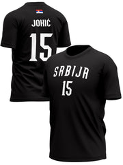 Košarkaška Reprezentacija Srbija Nikola Jokić Majice KR-S-MJ001 - FANS STORE -