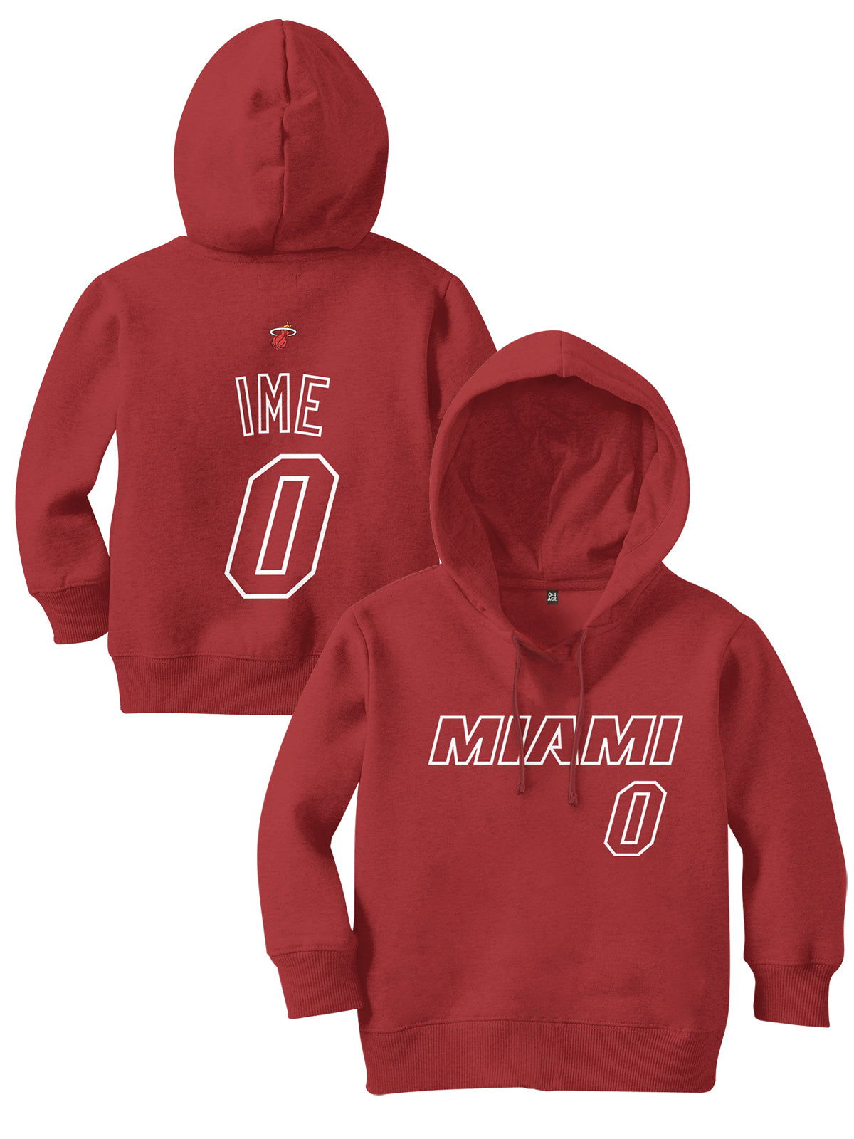 Dečiji Duksevi Miami Heat Personalizovani MIA-TM-DJDK0001 - FANS STORE -