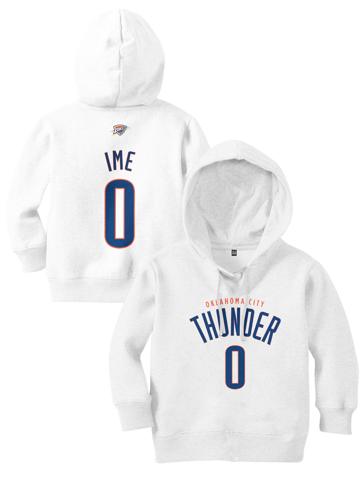 Dečiji Duksevi Oklahoma City Thunder Personalizovani OCT-TM-DJDK0001 - FANS STORE -