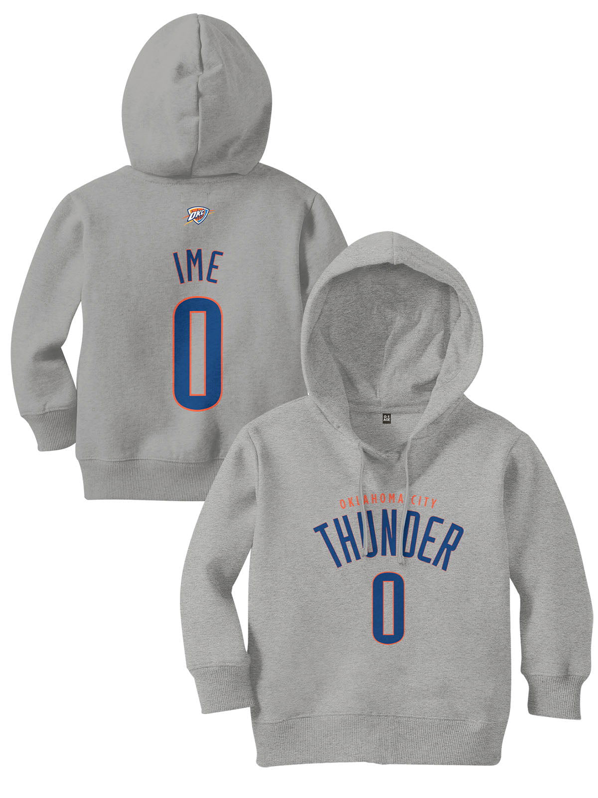 Dečiji Duksevi Oklahoma City Thunder Personalizovani OCT-TM-DJDK0001 - FANS STORE -