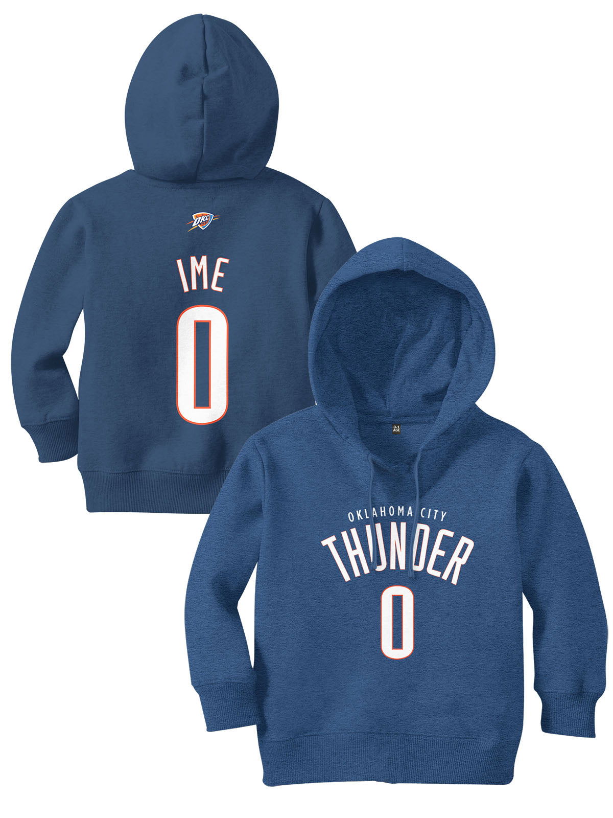 Dečiji Duksevi Oklahoma City Thunder Personalizovani OCT-TM-DJDK0001 - FANS STORE -