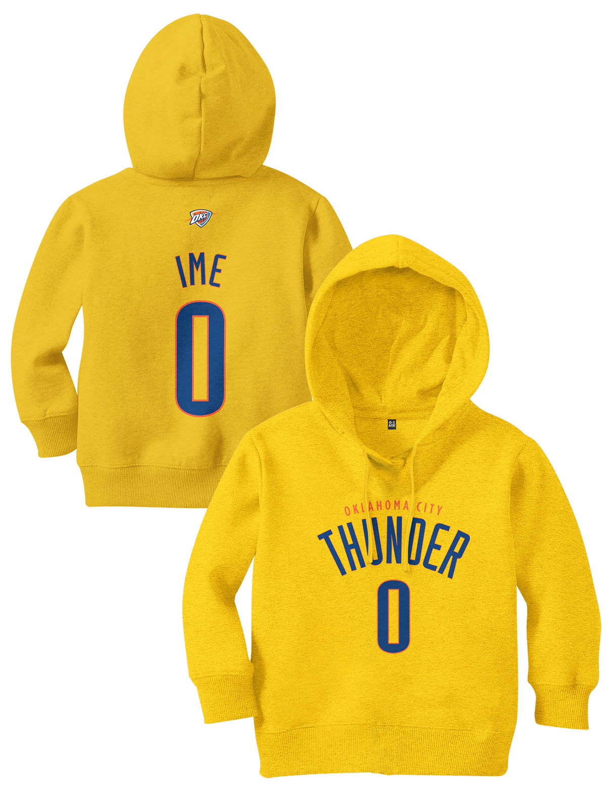 Dečiji Duksevi Oklahoma City Thunder Personalizovani OCT-TM-DJDK0001 - FANS STORE -