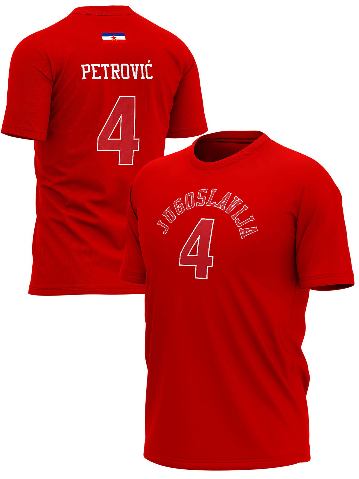Košarkaška Reprezentacija Jugoslavija Dražen Petrović Majice KR-J-MJ001 - FANS STORE -