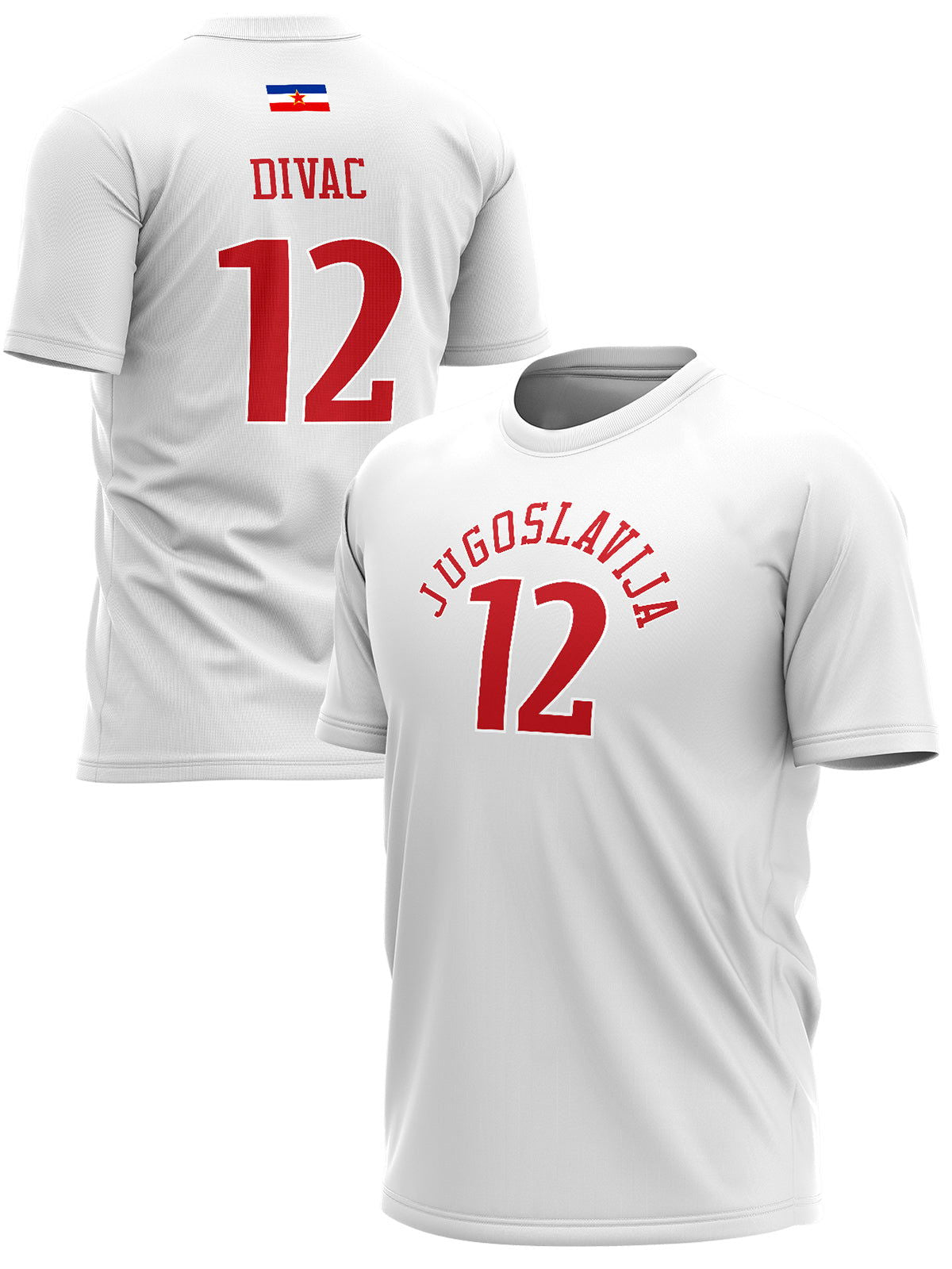 Košarkaška Reprezentacija Jugoslavija Vlade Divac Majice KR-J-MJ003 - FANS STORE -