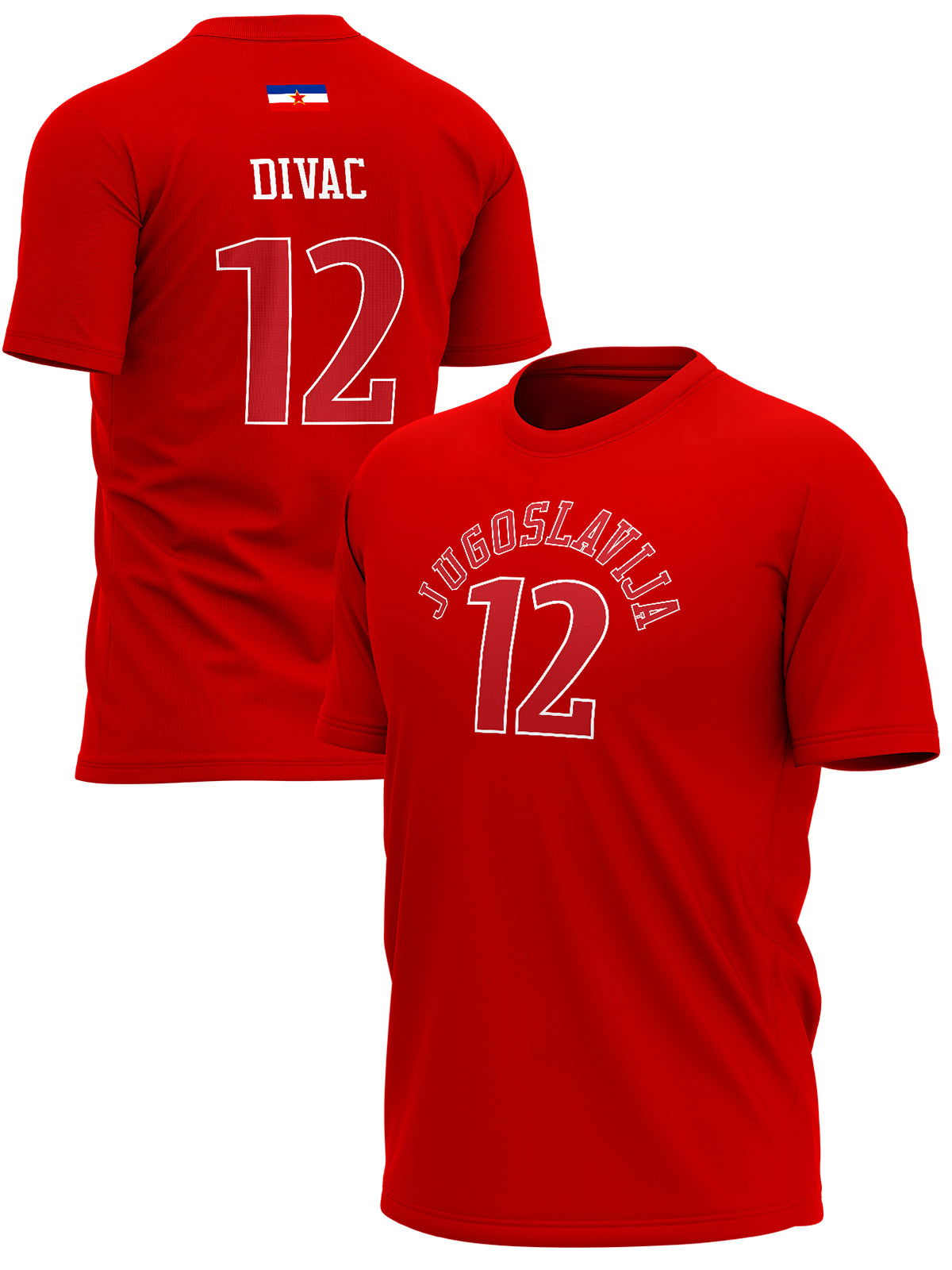Košarkaška Reprezentacija Jugoslavija Vlade Divac Majice KR-J-MJ003 - FANS STORE -