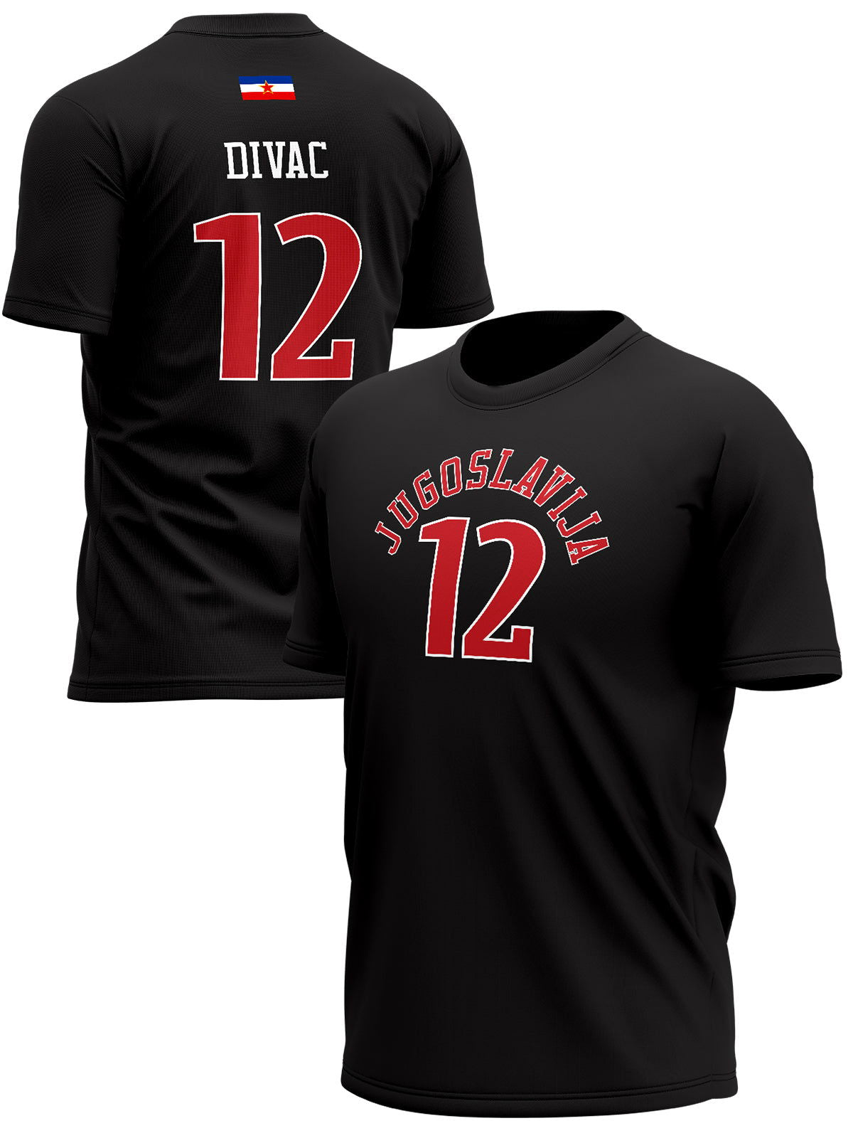 Košarkaška Reprezentacija Jugoslavija Vlade Divac Majice KR-J-MJ003 - FANS STORE -