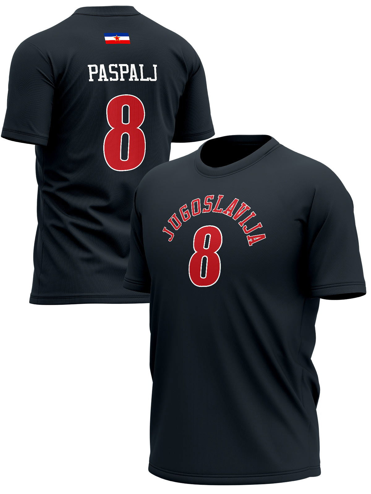 Košarkaška Reprezentacija Jugoslavija Žarko Paspalj Majice KR-J-MJ006 - FANS STORE -