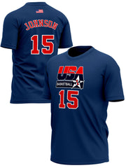 Košarkaška Reprezentacija SAD JOHNSON Majice KR-SAD-MJ003 - FANS STORE -