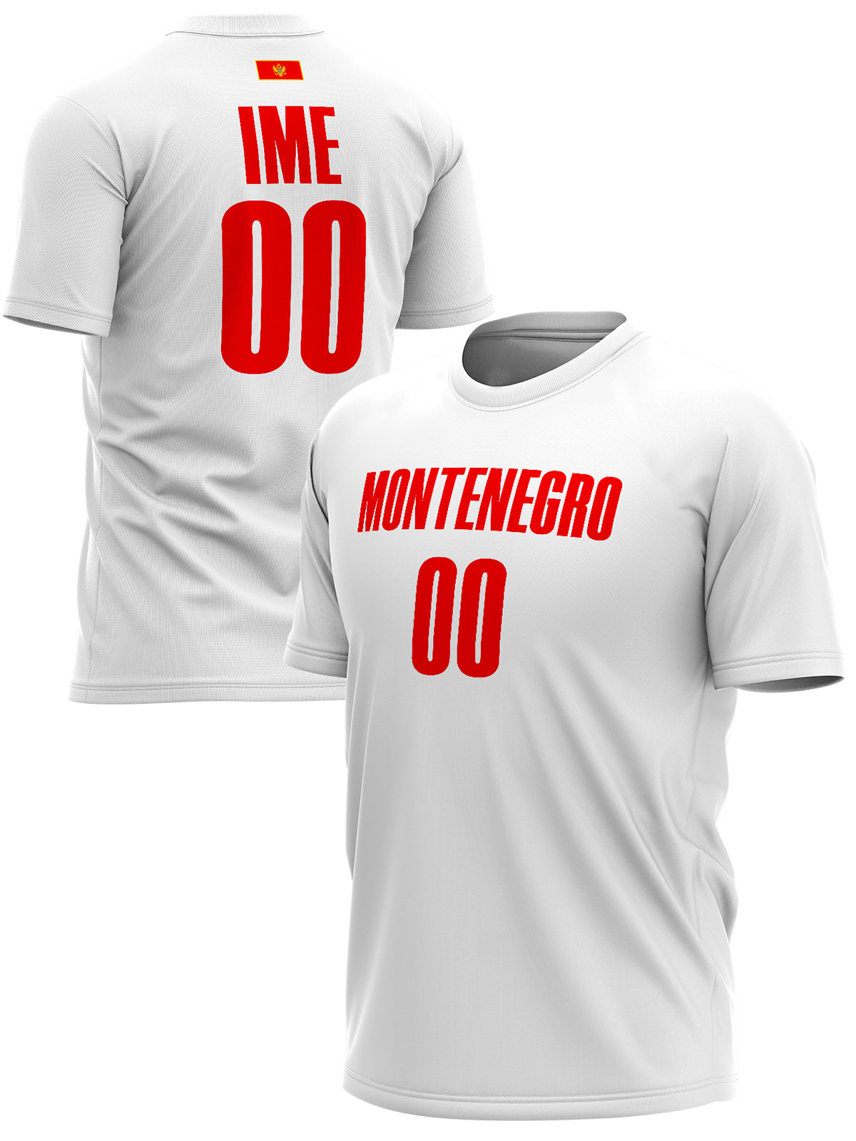 Crna Gora EuroBasket 2025 Personalizovani Majica – MNE-NT-MJ0022