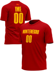 Crna Gora EuroBasket 2025 Personalizovani Majica – MNE-NT-MJ0022