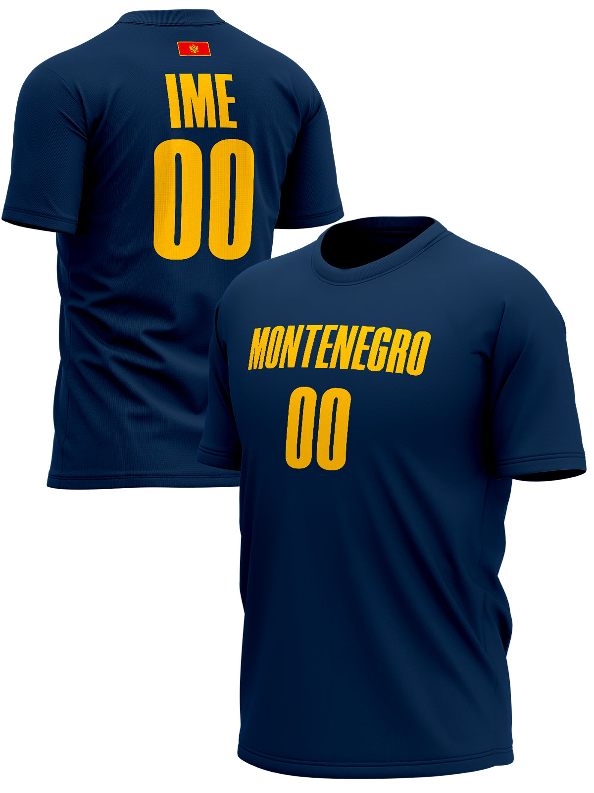 Crna Gora EuroBasket 2025 Personalizovani Majica – MNE-NT-MJ0022