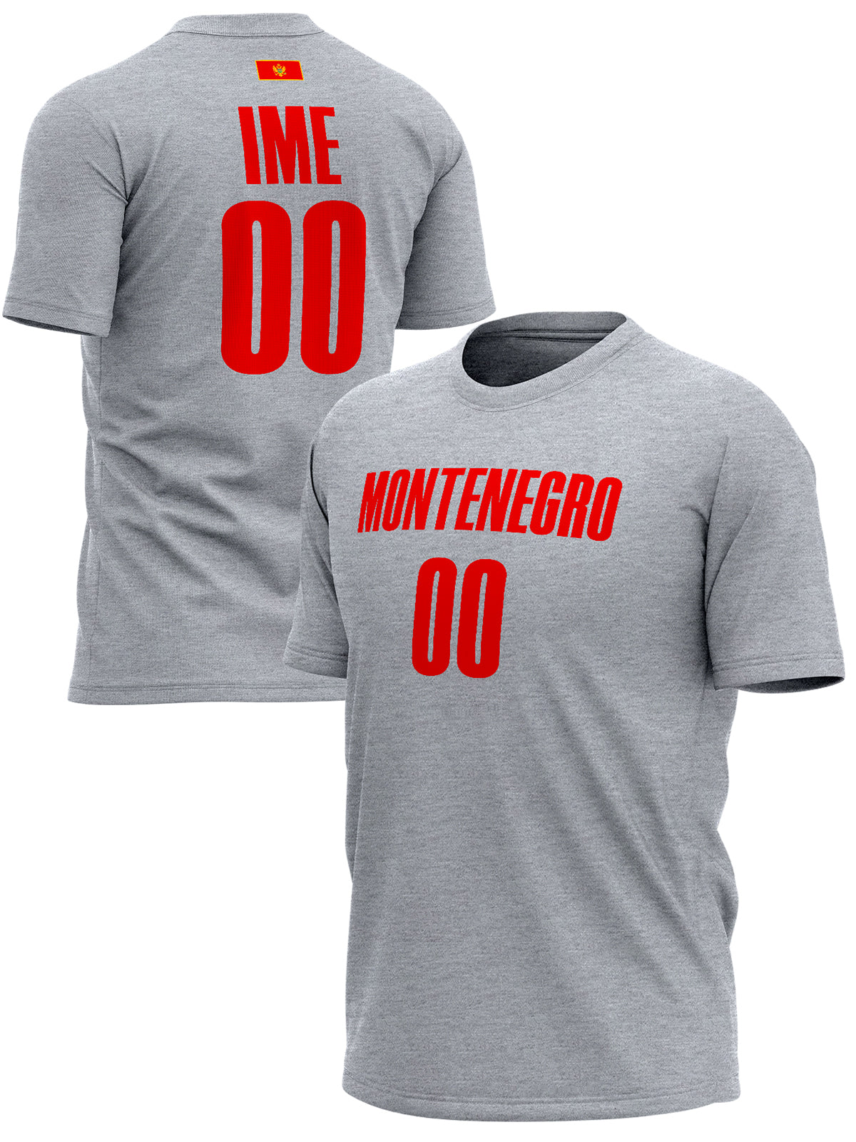 Crna Gora EuroBasket 2025 Personalizovani Majica – MNE-NT-MJ0022