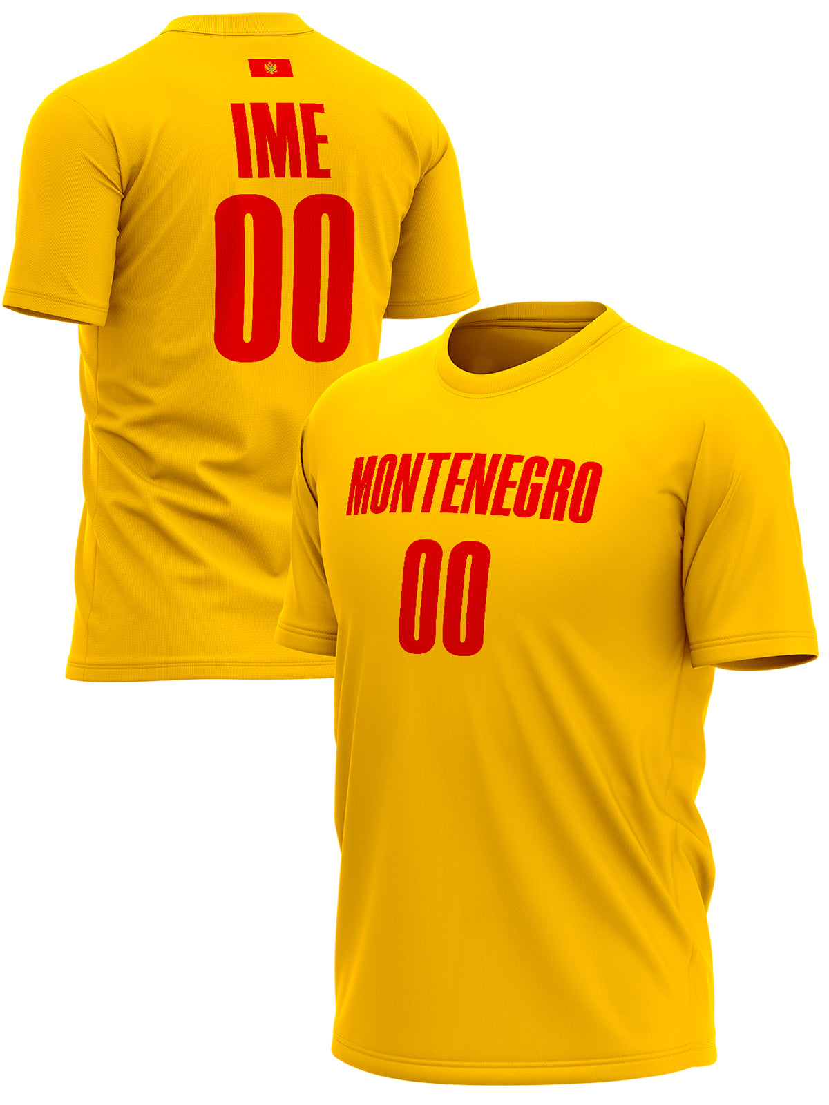 Crna Gora EuroBasket 2025 Personalizovani Majica – MNE-NT-MJ0022