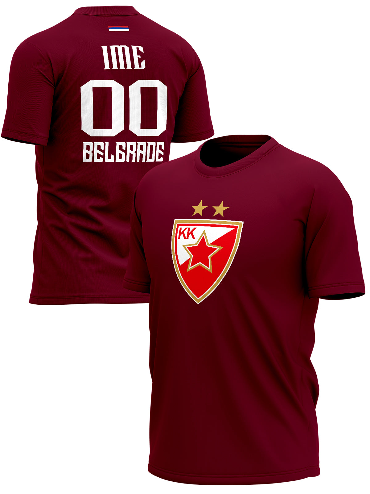 Crvena Zvezda Personalizovani Majice CZ-MJ-014