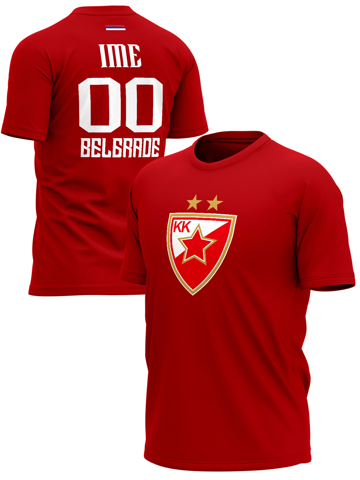 Crvena Zvezda Personalizovani Majice CZ-MJ-014